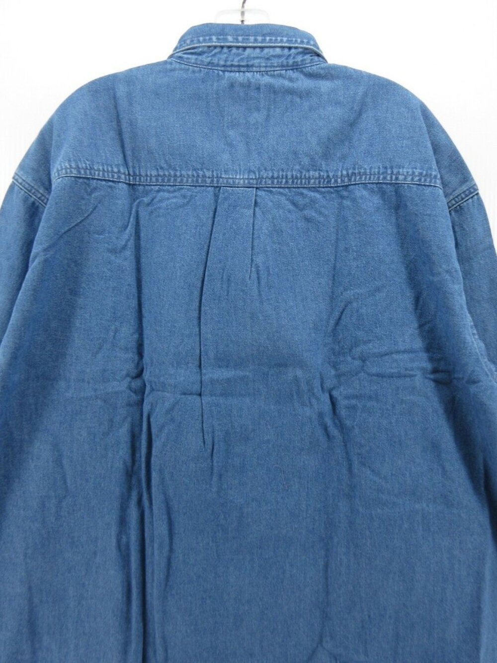 Dickies Shirt XXXL Denim Button Down Workwear Pocket Deadstock Y2K NEW - Picture 10 of 13